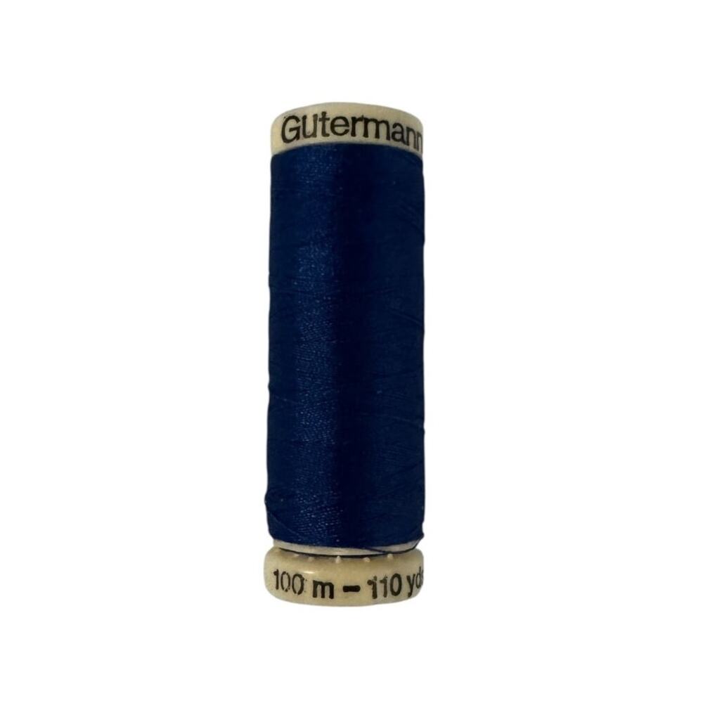 Gutermann Dark Blue 110-Yard Polyester Power Thread for Reliable Stitching